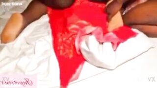 BBW Ebony Ebony Babe Naztyqueen takes on Victor's BBC in a hardcore POV doggy-style session