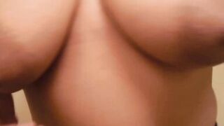 Sweet Milk Tits and Zerostoneszerocrates go wild with milk and boobs in POV - 15 image