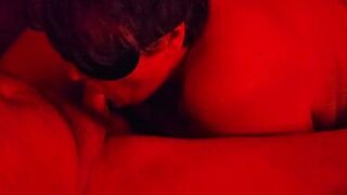 Slavegirl and MasterJ give a hot BBW a sloppy BJ & swallow cum - 2 image