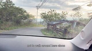 Curvy Colombian MILF Danyel Mast bangs young stud's big black cock in public outdoors - 1 image
