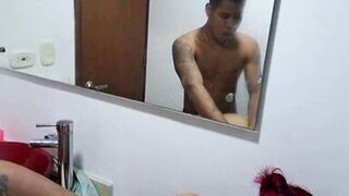 Stepson can't resist curvy Latina stepmom's big tits & ass