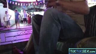 Pimp Blue & Natalie: Thai MILFs get their tight holes stretched by a big cock for a short time - 6 image