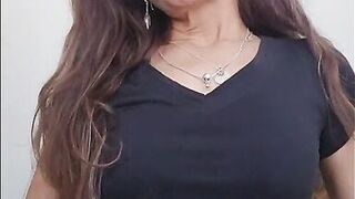 Angelina Love's mind-blowing orgasm with a glass dildo - hotwife style!