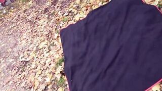Dirty Priscilla & Andy Star take turns on a park swing in wild public sexcapade
