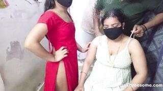Devi and Abhi share a hot Indian threesome in a homemade Desi group sex video - 3 image