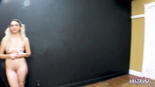 Sabrina Tiny's hairy snatch gets ruthlessly drilled while she gags on Jeff Lacy's BBC - 12 image