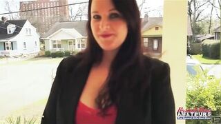 Kylie Shae and Jeff Lacy take turns swallowing cum in wild POV BJ Messy action - 1 image