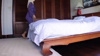Stepmom in hijab shares Hotel Room with me & my tight ass in hot roleplay - 1 image
