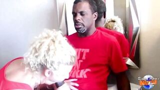 Watch Devorah Kurlz & Richard Mann's steamy interracial sex tape with pawg MILF getting her mouth and pussy stuffed with cum - 2 image