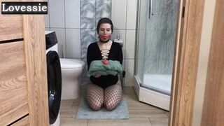 Real Avocado and Lovessie's kinky roleplay turns into a deep-throat, gagging, foot fetish adventure - 4 image