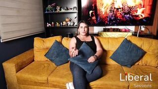 Watch Fernanda Milf ride Mvstery Guy's cock in a hot amateur video with big tits & natural tits bouncing! - 2 image