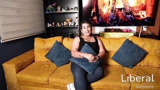 Watch Fernanda Milf ride Mvstery Guy's cock in a hot amateur video with big tits & natural tits bouncing! - 3 image