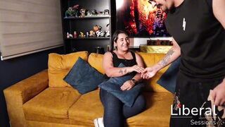 Watch Fernanda Milf ride Mvstery Guy's cock in a hot amateur video with big tits & natural tits bouncing!