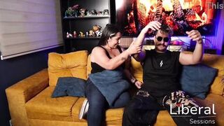 Watch Fernanda Milf ride Mvstery Guy's cock in a hot amateur video with big tits & natural tits bouncing! - 7 image