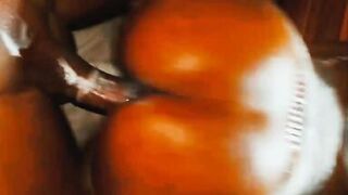 Misterfucktastic & SexyFairbitch team up to pound a hot ebony MILF in the bedroom - 13 image