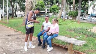 Fabinho Costha & Pikadmel get a steamy massage from a married masseur & get pounded by him while hubby watches in sexy - 1 image