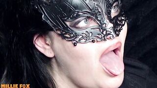 Watch MILF Millie Fox swallow a massive load while her hubby watches in close-up action - 14 image