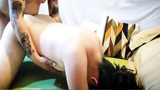 Watch as boss pounds Latina MILF's tight ass while cuckold hubby watches in POV - 13 image
