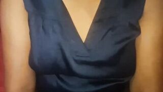 Watch this busty Asian step mom with natural big boobs - a homemade wife - film herself and her big booty - 13 image
