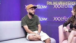 Dani Ortiz, ZamanthaLopez & soldierhugecock get wild with a massive uncut cock in a hot studio session - 5 image