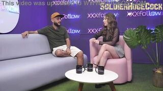 Dani Ortiz, ZamanthaLopez & soldierhugecock get wild with a massive uncut cock in a hot studio session - 7 image