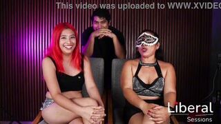 Hot Mexican foursome with small tits MILFs, Fer Hedge, Checo Perez, Chica Hot & Vicky Redwine - 8 image