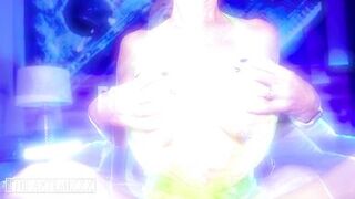 Foxxxy Darlin gets her tight pussy drilled by ArtemiXXX & takes a creamy load in both holes - 1 image