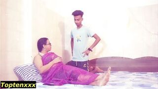 Mana & Hbaskar's Indian teen sexcapades: tight pussy, risky BJ, and doggystyle!