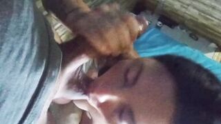 Lick and blowjob from just balls until it cums delicious