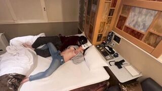 - Get excited and have sex without taking off your jeans and ejaculate a large amount on your face - 10 image