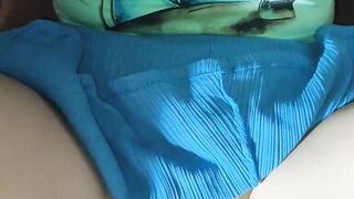 A selection of cum on an Asian woman for February