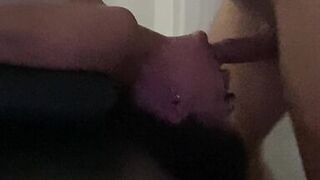 Hard Upside down Face Fuck with horny Hot Milf