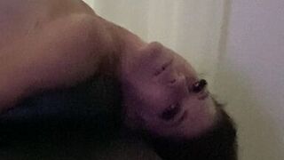 Hard Upside down Face Fuck with horny Hot Milf