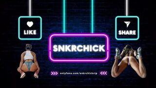 Slutty Milf rubs balls and begs for cum on her shoes