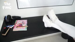 I teach my teenage student to fuck very deliciously