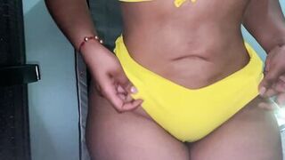 BIG ASS STEPMOTHER SHOWN IN FRONT OF THOUSANDS OF COCKS