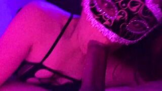 RedFantasies FREEBIES: Threw on my black slutty net outfit and went to suck dick - 13 image