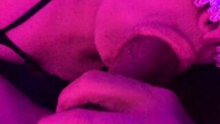 RedFantasies FREEBIES: Threw on my black slutty net outfit and went to suck dick