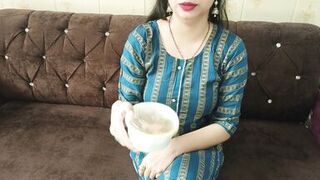 Step brother romance flirt with hot step sister and Real Orgasm During Hard Fucking in Hindi