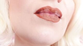 Asmr Video: Lipstick, Mesh Gloves and Lollipop (arya Grander)