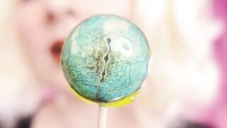 Asmr Video: Lipstick, Mesh Gloves and Lollipop (arya Grander) - 7 image