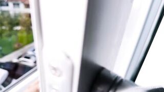 Step Mom helps Step Son to cum quick in her panties and pull them up MILF