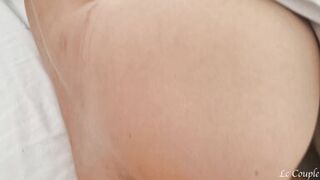 Waking Up My Wife By Spreading Sperm Between Her Legs And Fingering Her Shaved Pussy Until She Moans Loudly - 2 image