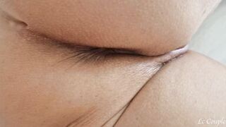 Waking Up My Wife By Spreading Sperm Between Her Legs And Fingering Her Shaved Pussy Until She Moans Loudly - 5 image
