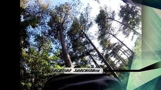 UDA Hot Milf housewife gets fucked hard outside in the woods - 1 image