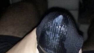 Wife gave used wet panties to masturbate and cum on it - 7 image