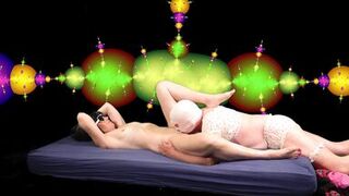 My feminized husband licks my pussy