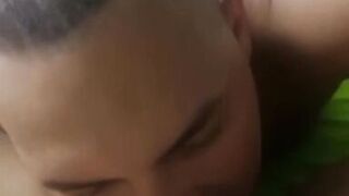 My neighbor fucks my ass and sucks my vagina with cream