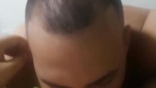 My neighbor fucks my ass and sucks my vagina with cream