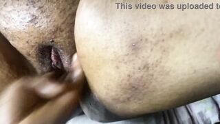 Big booty bbw drains his cock like a pro